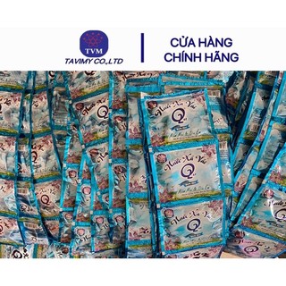  Combo 100 gói nước xả vải Q2 hương ban mai giá rẻ dùng cho khách sạn, nhà nghỉ