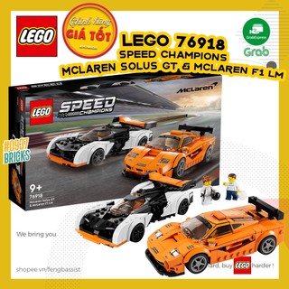 Lego 76918 speed champions 76918 siêu xe mclaren solus gt & mclaren f1 lm