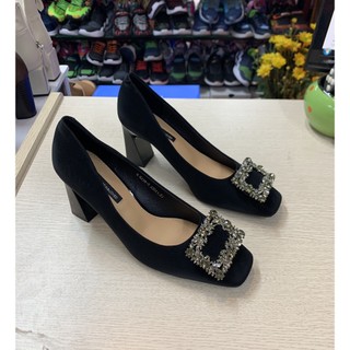 Giầy cao gót nữ cao 7cm đính đá hàng qccc