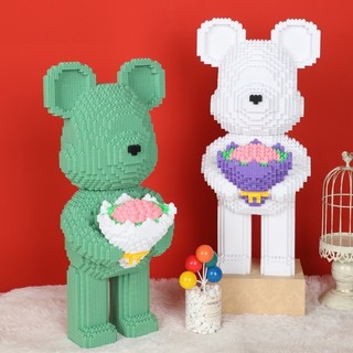 Lắp Ráp Mô Hình Bearbrick Lego Cỡ Lớn Kích Thước 55cm