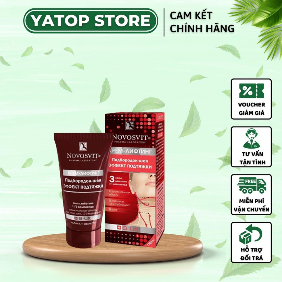 Kem Nâng Cằm Cổ Ngực Novosvit Nga tăng độ đàn hồi, độ săn chắc và đàn hồi của da