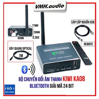 DAC Kiwi KA08 bộ chuyển âm thanh cổng quang ra cổng AV bộ giải mã âm thanh 24 bit chất lượng cao có bluetooth