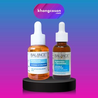 Serum Cấp Ẩm Balance Dưỡng Ẩm Hyaluronic Deep Moisturizing/ HA + Ceramides Double Booster 30ml - Khongcoson