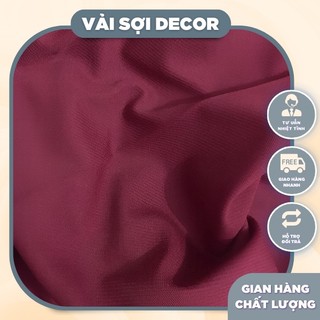 Vải phông nền chụp ảnh vải chống nhăn nhàu màu đỏ đô khổ vải 1,6m