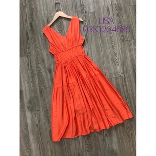 VÁY MAXI LỤA CỔ TIM