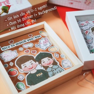 Khung ảnh DIY Chibi Theo Yêu Cầu