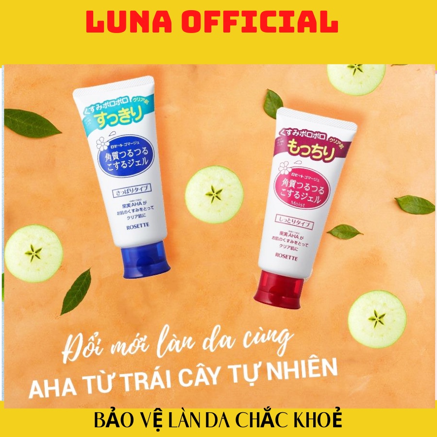 Gel tẩy tế bào chết Rosette Peeling Gel Nhật Bản