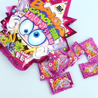 KẸO MÚT NỔ BAIDA POPPING CANDY 30G HỒNG KÔNG ( 5 KẸO MÚT HÌNH GẤU + 8 GÓI KẸO NỔ)