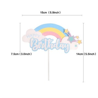 Que cắm hpbd cầu vồng sao xanh