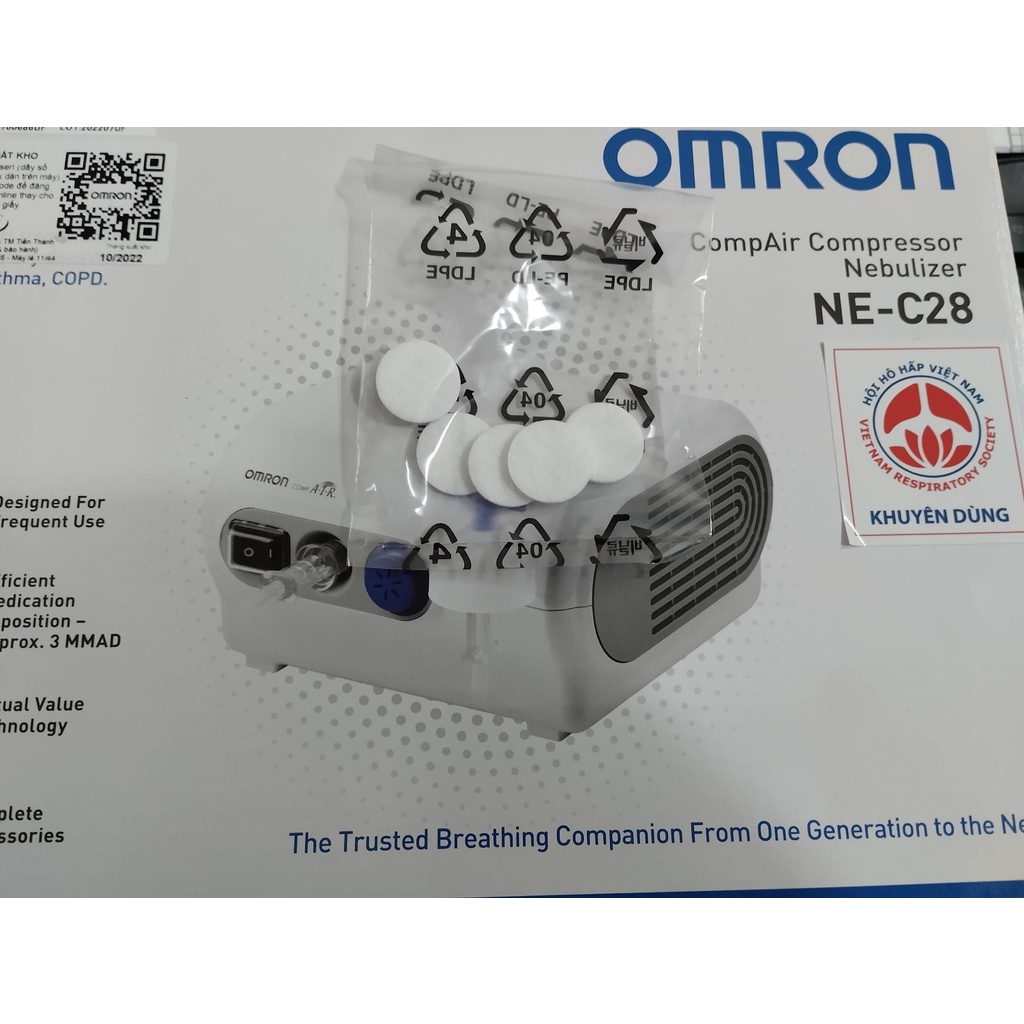 05 Miếng lọc khí máy xông mũi họng Omron Ne-C28