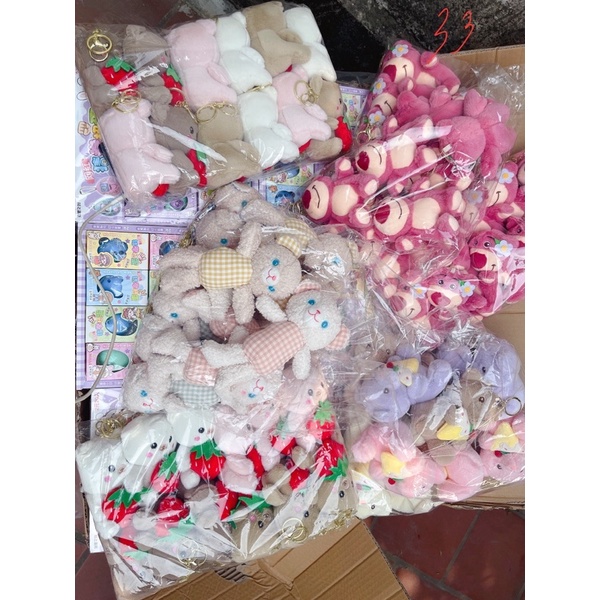 Móc khoá gấu 17cm