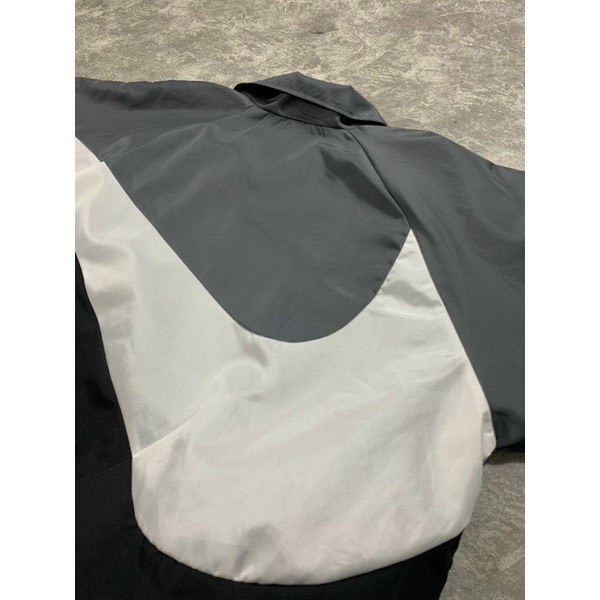 Áo khoác gió Nike chính hãng đôi nam nữ 2 lớp unisex chất liệu dù cao cấp unisex form rộng brand jacket 5011