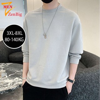 Áo nỉ nam ZENBIG big size đồ dành cho người béo mập size từ 3xl-8xl (90kg-140kg)