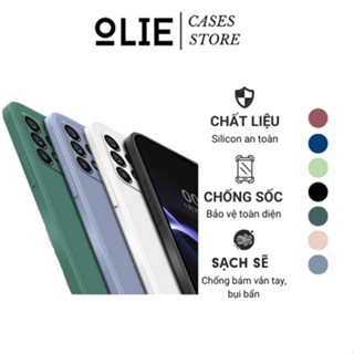 Ốp lưng điện thoại Olie Samsung A13 A23 A33 A53 A73 5g A03 A03s ốp điện thoại vuông chống bẩn bảo vệ camera