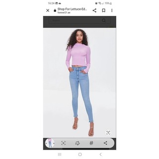 Áo croptop f21 xuất dư 50000