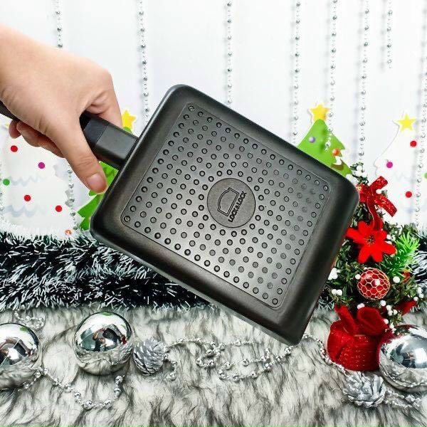 🌺CHẢO CHỐNG DÍNH HÌNH CHỮ NHẬT LOCKNLOCK HARD&LIGHT  LHL5186-IH - HÀNG CHÍNH HÃNG