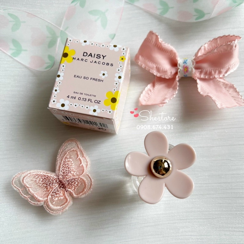 Nước hoa mini Marc Jacobs Daisy Love EDT / Eau so Fresh / Eau so Sweet 4ml fullbox cực dễ thương