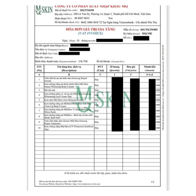 Serum Thay Da Nhân Sâm Củ Chính Hãng