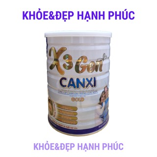 X3 GON CANXI SỮA BỔ SUNG CANXI CHO XƯƠNG CHẮC KHỎE -  900 GR/HỘP
