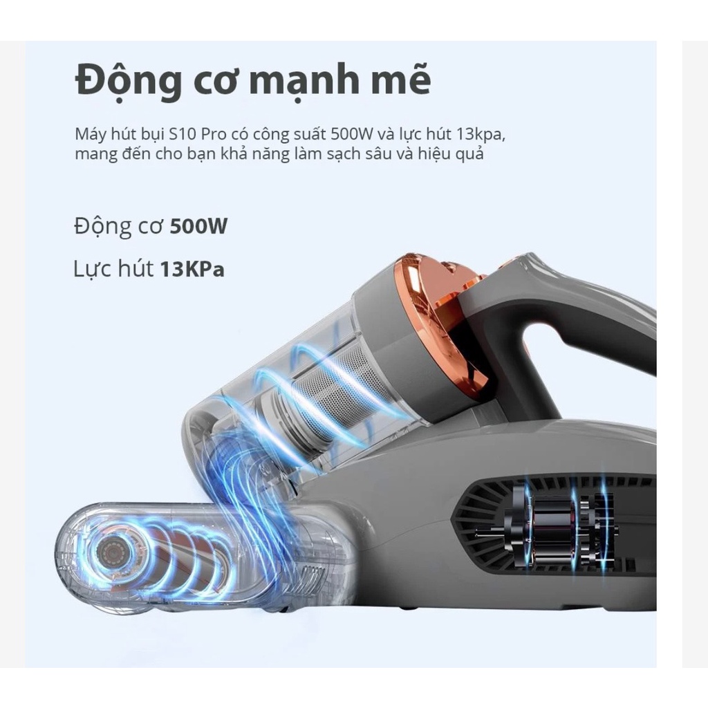 Máy hút đệm diệt khuẩn thông minh Smarock S10 Pro