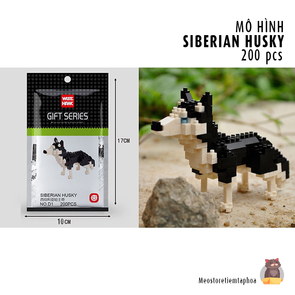 Đồ chơi Lắp Ghép Mô hình Động Vật/ Chó/ Mèo/ Đồ Chơi Mảnh Ghép LeGo Mini Kích Thước Nhỏ
