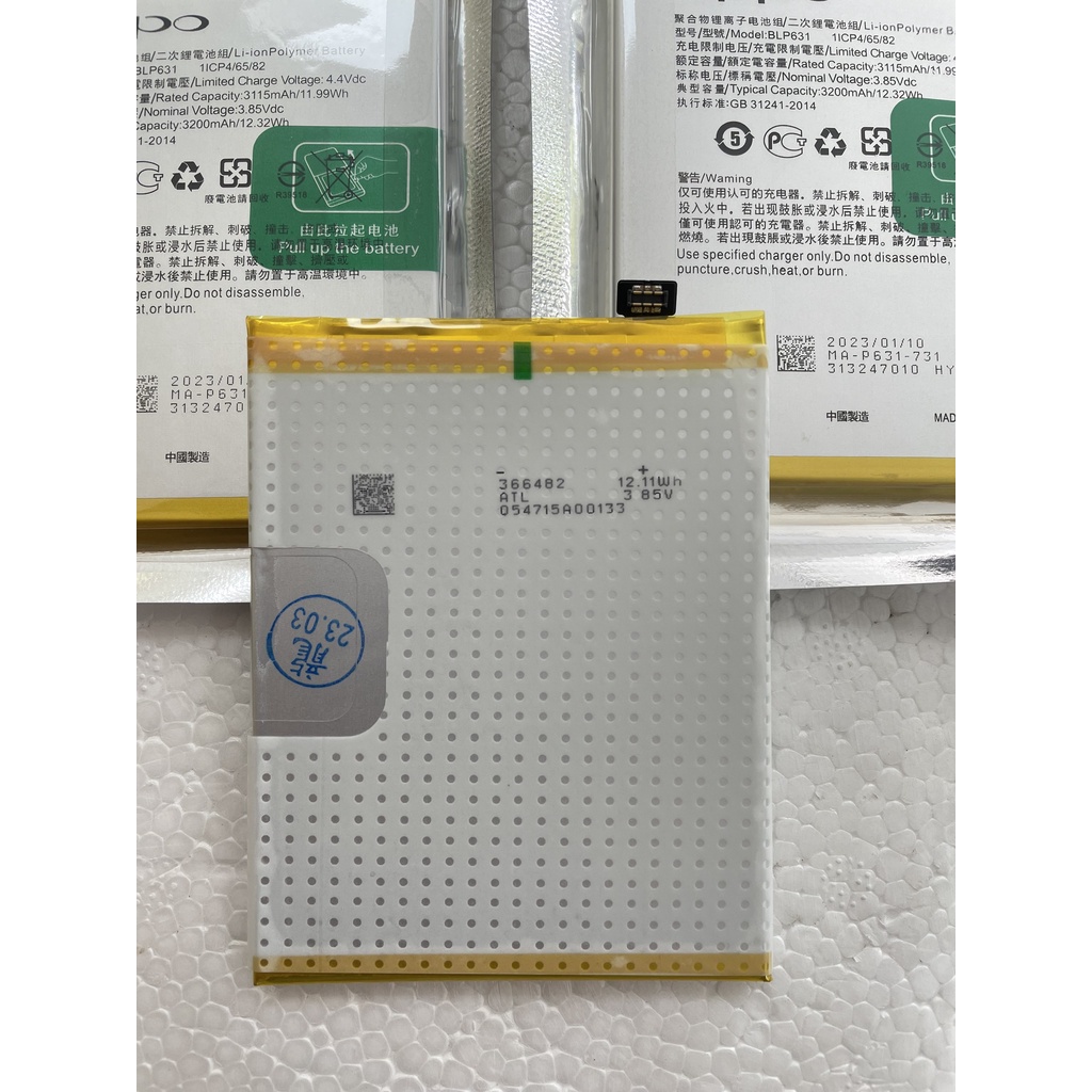PIN OPPO F3 / F5 / BLP631 Dung Lượng 3200mAh Hàng Zin Nhập Khẩu Bảo Hành 6 Tháng 1 Đổi 1
