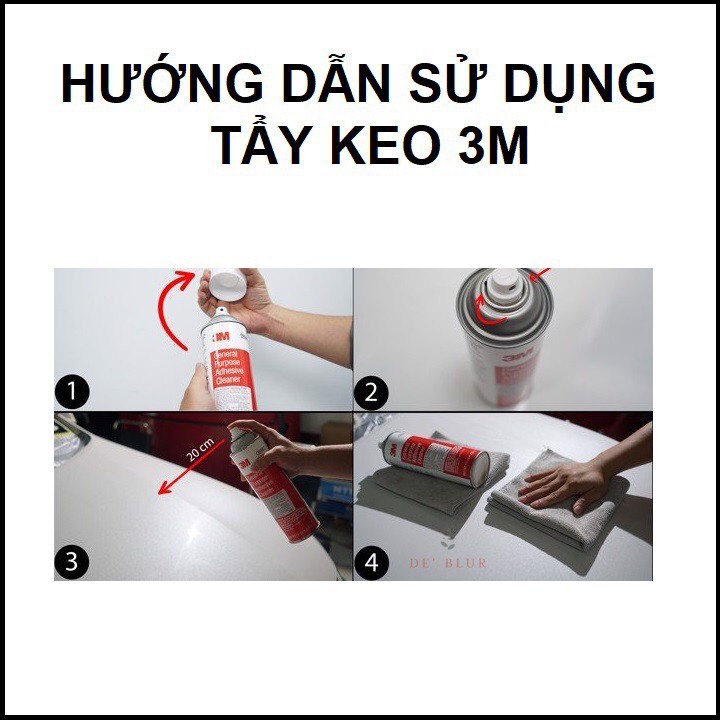 Chai xịt tẩy keo, tẩy nhựa đường 3M General Purpose Adhesive Cleaner - 425g