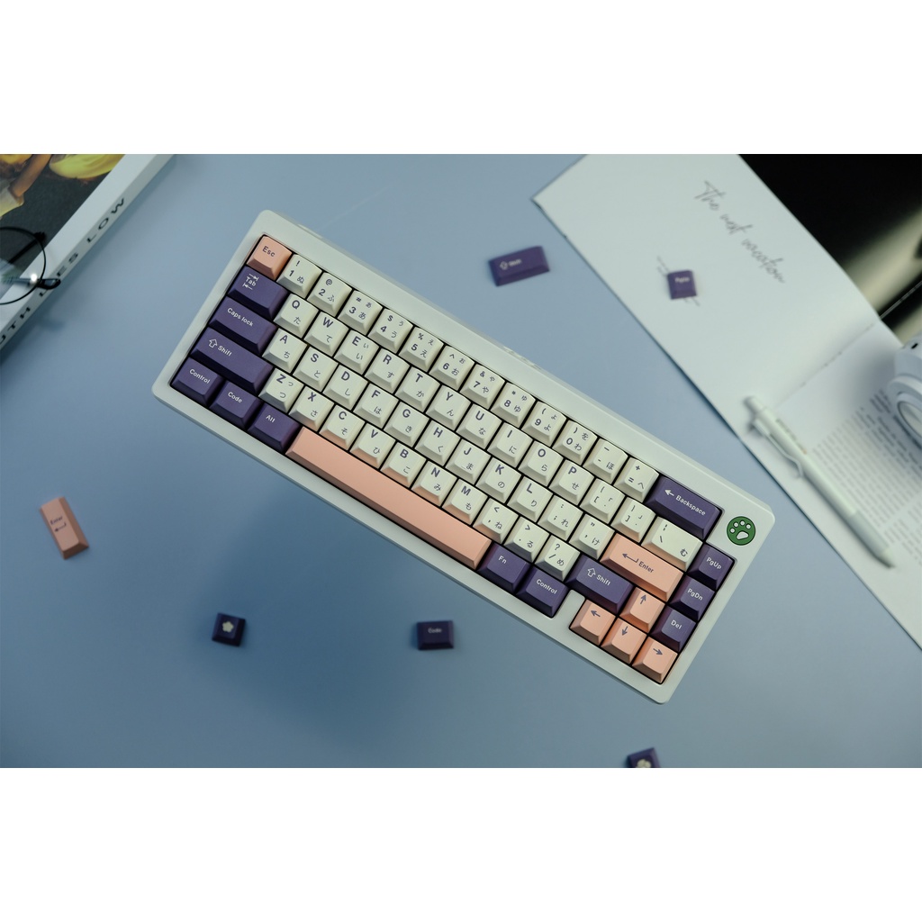 GMK Awesome Keycap, 129 Phím Keycaps PBT Cherry Profile DYE-SUB Cá Nhân Keycaps GMK Cho Bàn Phím Cơ
