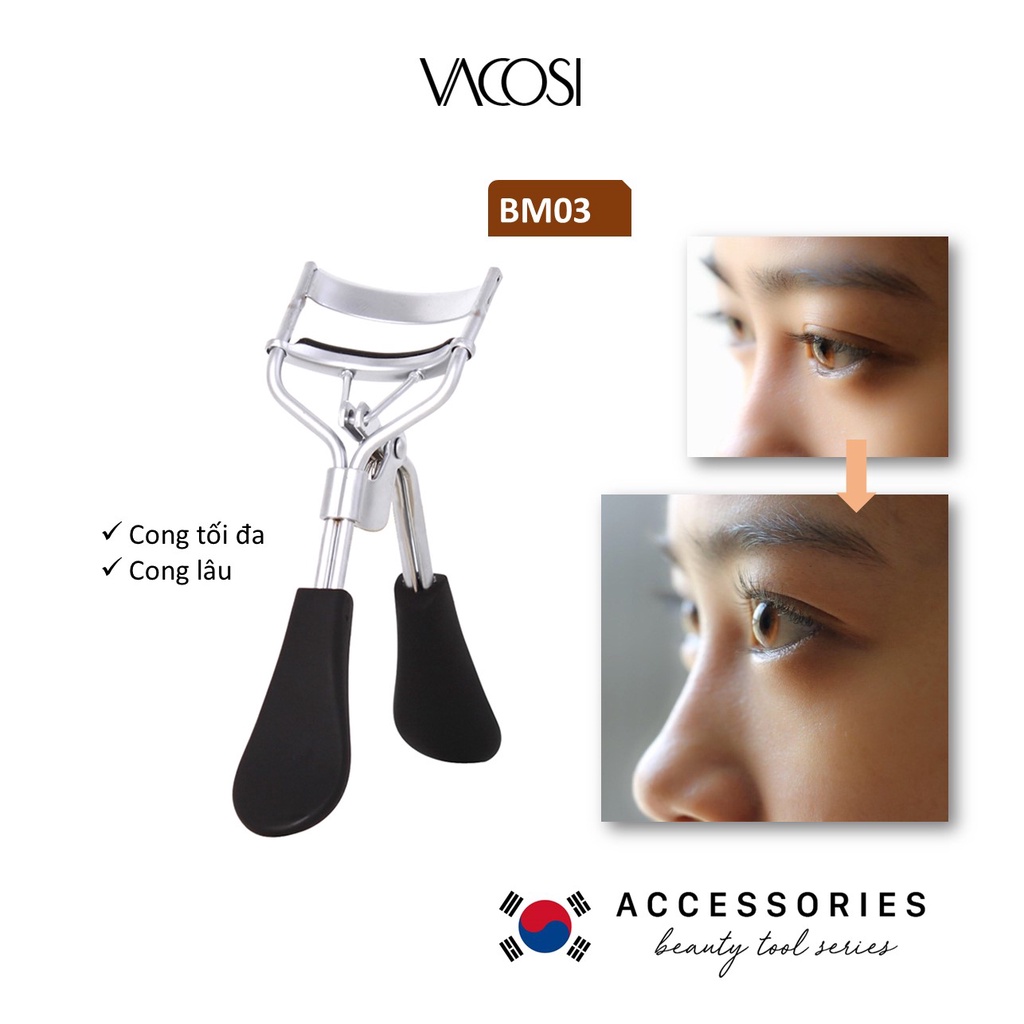 Bấm Mi Cán Đen Siêu Cong VACOSI Mordern Lash Curler - BM03