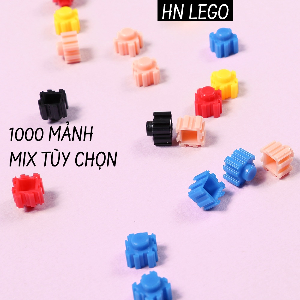 1000 mảnh mô hình lắp ráp hỗn hợp trộn màu tùy chọn theo yêu cầu sáng tạo