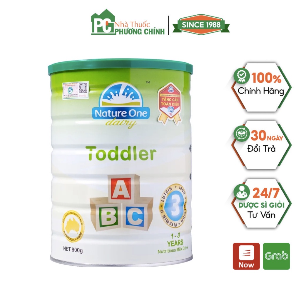Sữa Nature One Dairy Toddler Số 3 Cải Thiện Hệ Miễn Dịch, Tăng Sức Đề Kháng Cho Trẻ Hộp 900g