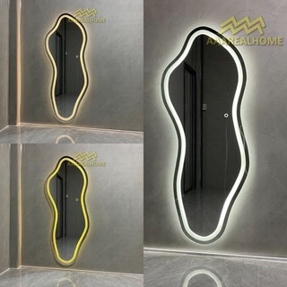 90x180cm Gương soi viên đá AAArealhome VDD Gương viên đá Gương soi treo tường Gương soi toàn thân đèn led