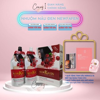 Nhuộm đen New Kafen cao cấp không bết không dính da đầu