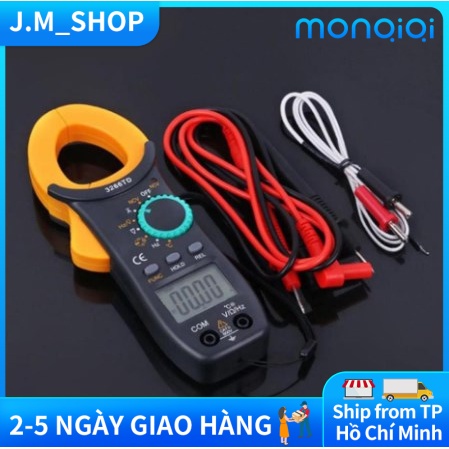 Ampe kìm dòng NJTY 3266TD đồng hồ đo điện vạn năng điện tử kẹp dòng Đo Tụ,Tần Số, Nhiệt Độ