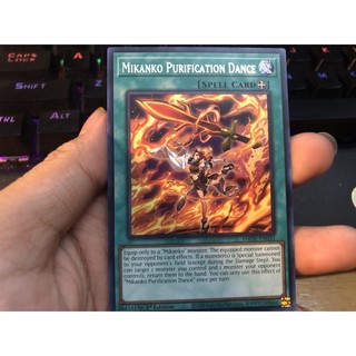Thẻ Bài Yugioh Mikanko Purification Dance - Rare 1st Editio