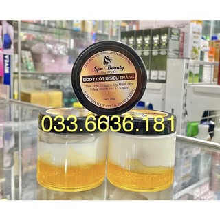 Kem body ủ 2 tầng siêu trắng hủ 250gram