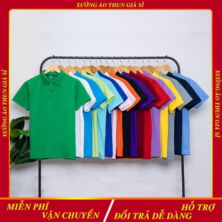 Áo polo Nam Nữ giá rẻ, Vải cá sấu Thái nhiều màu lựa chọn.