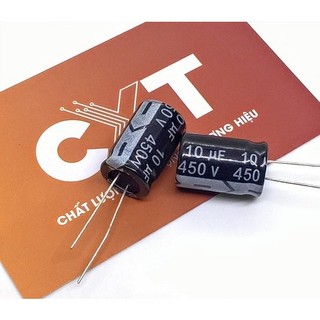 Tụ hóa 10uf 450v 13x21mm p5.0mm