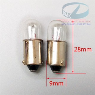Bóng đèn tròn 30V-2W (ba9s t10x24 A546) chui gài (cái)