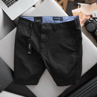 Quần short kaki caro, quần short kaki nam màu đen, trắng chuẩn form mềm mịn dày dặn, form regular fit - MENLUK