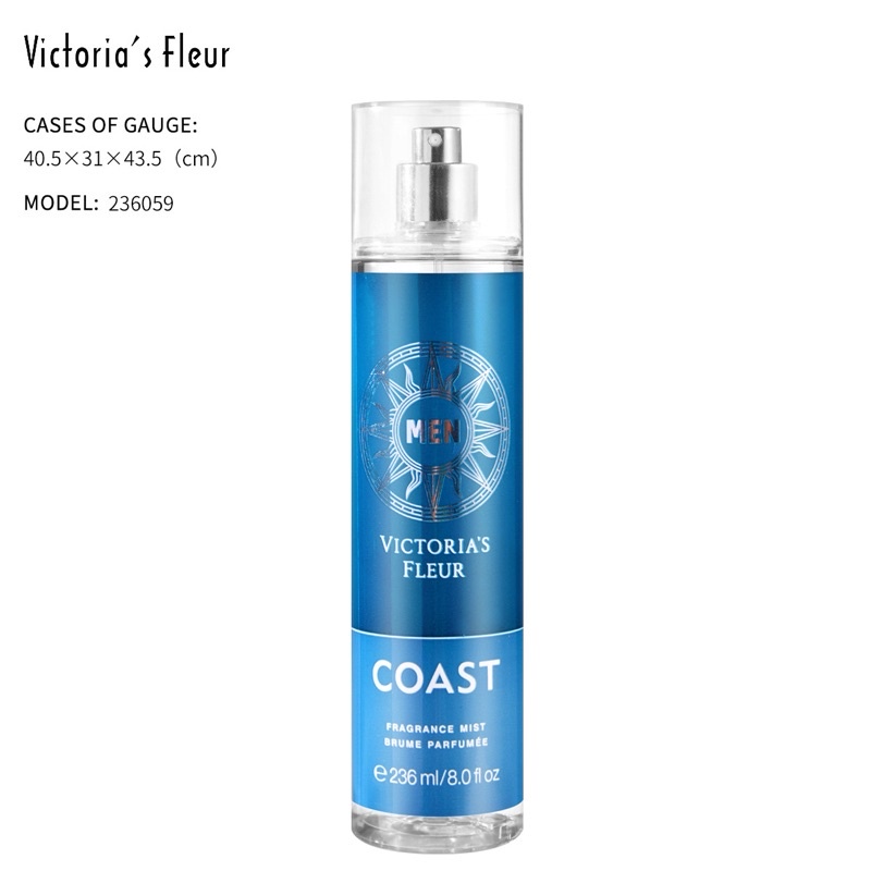 Body Mist Cho Nam VICTORIA'S FLEUR 236ml