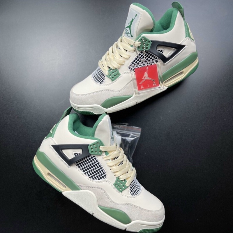 Giày JD4 Retro Sp Pine Green - Jd4 Metalic Green White 2023