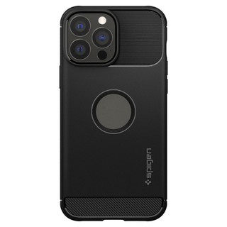 ỐP LƯNG SPIGEN IPHONE 13 PROMAX I RUGGED ARMOR - MATTE BLACK