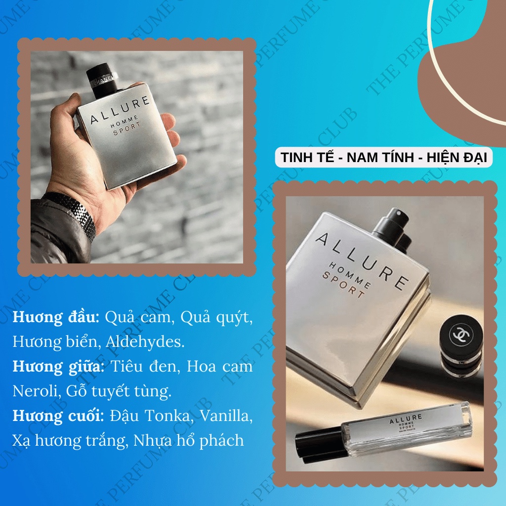Nước Hoa Nam Chanel Allure Homme Sport EDT - Dầu Thơm Nam Tính Mạnh Mẽ | BigBuy360 - bigbuy360.vn