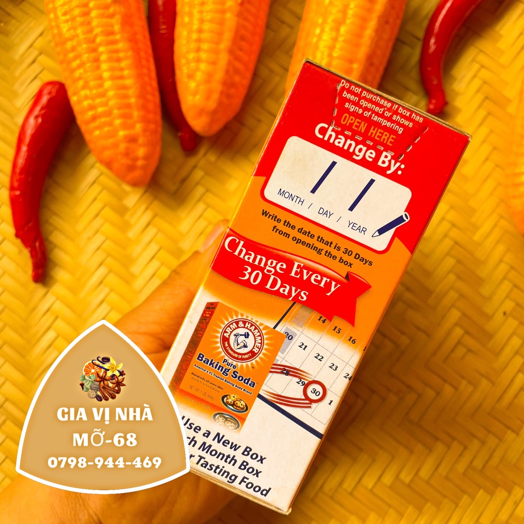 Bột soda banking Arm&Hammer - hộp 454gr