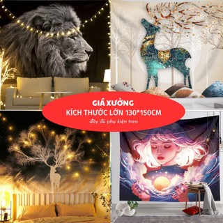 [GIÁ XƯỞNG KÍCH THƯỚC LỚN 150x130CM ] Tranh vải treo tường trang trí phòng ngủ, decor phòng khách