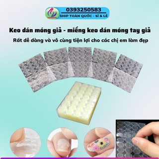 Keo dán móng tay giả - miếng dán móng tay giả 2 mặt (Combo 2 Bộ 48 miếng) rất dễ dàng và tiện lợi cho các chị em làm đẹp