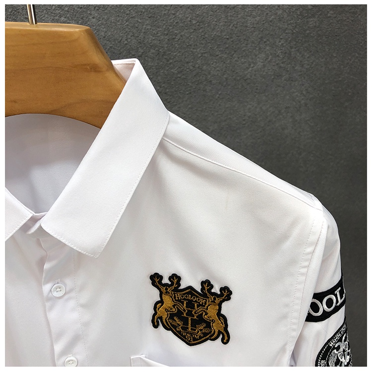 Áo sơ mi nam lụa HOOLOOK SHIRT - GS20