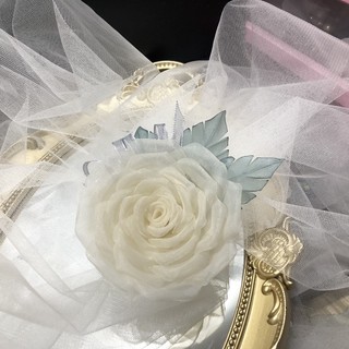 Hoa cài áo handmade cao cấp- Hoa 10cm màu kem vàng- Hoa cài áo dài, váy đầm