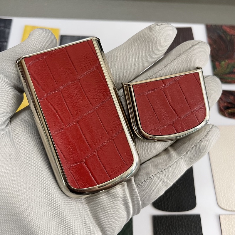 Miếng dán da Nokia 8800 da bê thảo mộc